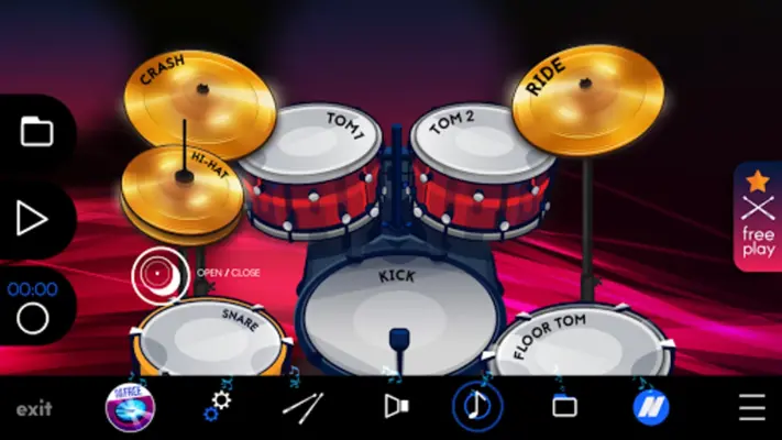 Real Drums 3D android App screenshot 1