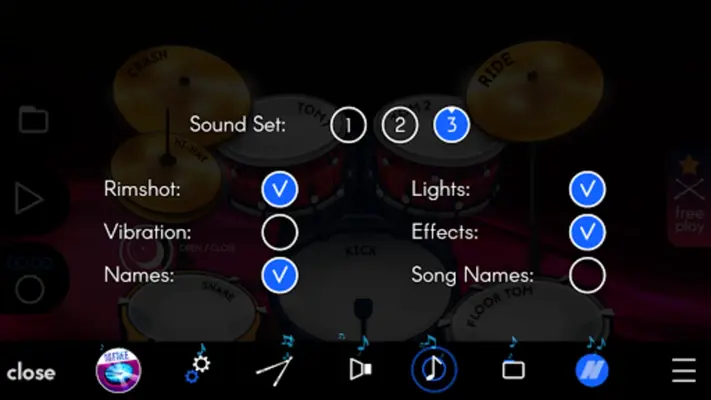 Real Drums 3D android App screenshot 2